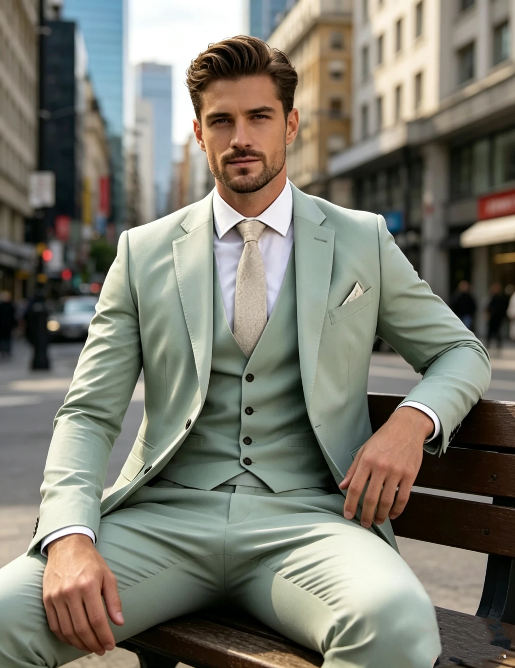 Elegant Matcha Green Men Suit Sets Wedding Banquet Groomsman Formal Outfits Fashion Party Slim Fit Blazer Vest Pants 3 Pieces
Elegant Matcha Green Men Suit Sets Wedding Banquet Groomsman Formal Outfits Fashion Party Slim Fit Blazer Vest Pants 3 Pieces