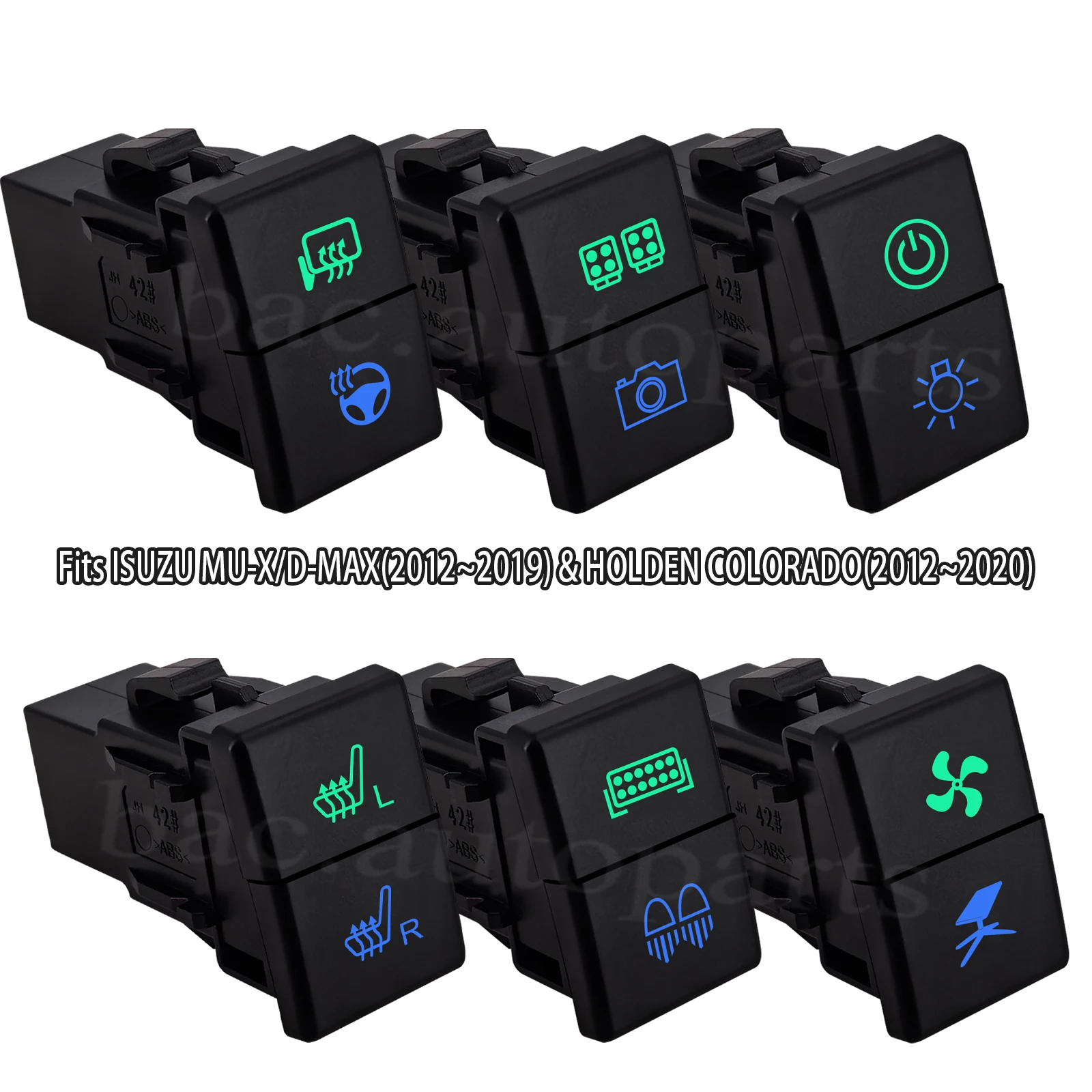 Push Button LED Switch With Wiring For Isuzu D-MAX MU-X VCross Holden Colorado 2012-2020 DRL Daytime Running Light/Fog Lamp/Ligh
Push Button LED Switch With Wiring For Isuzu D-MAX MU-X VCross Holden Colorado 2012-2020 DRL Daytime Running Light/Fog Lamp/Ligh