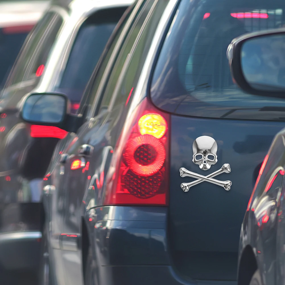 2 Pcs Metal Skull Car Logo Automobile Decoration Sticker Automotive Exterior Badge Decals Stickers Front Hood
2 Pcs Metal Skull Car Logo Automobile Decoration Sticker Automotive Exterior Badge Decals Stickers Front Hood