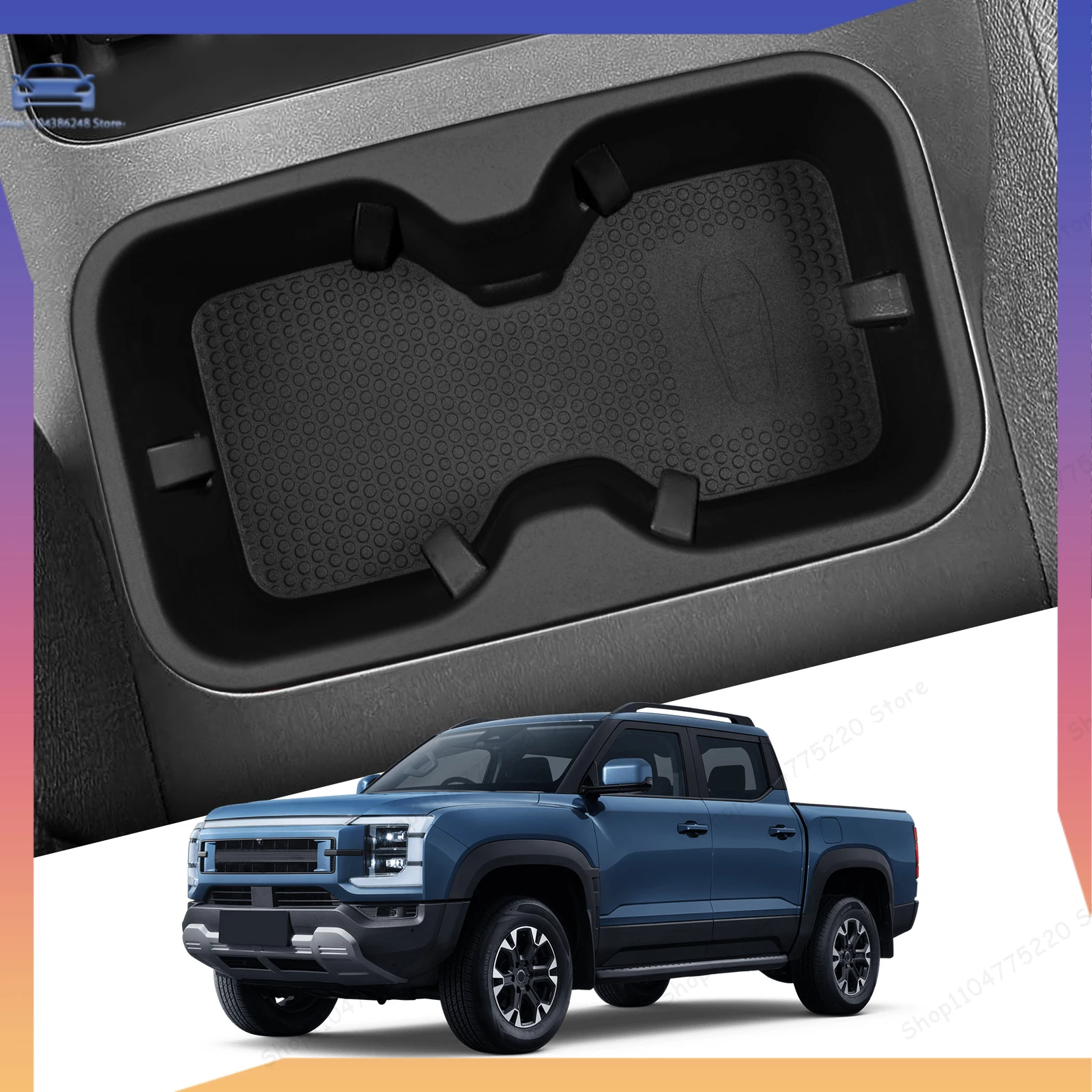 For BYD Shark 2024 2025 Cup Holder Storage Tray Shock-Absorbing Central Armrest Cup Box TPE Tidying
For BYD Shark 2024 2025 Cup Holder Storage Tray Shock-Absorbing Central Armrest Cup Box TPE Tidying