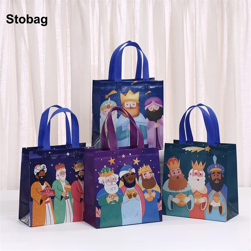 StoBag 8/20pcs Cartoon Non-woven Gift Tote Bags Kid Fabric Packaging Handbag Waterproof Storage Reusable Pouch Festival Party
StoBag 8/20pcs Cartoon Non-woven Gift Tote Bags Kid Fabric Packaging Handbag Waterproof Storage Reusable Pouch Festival Party