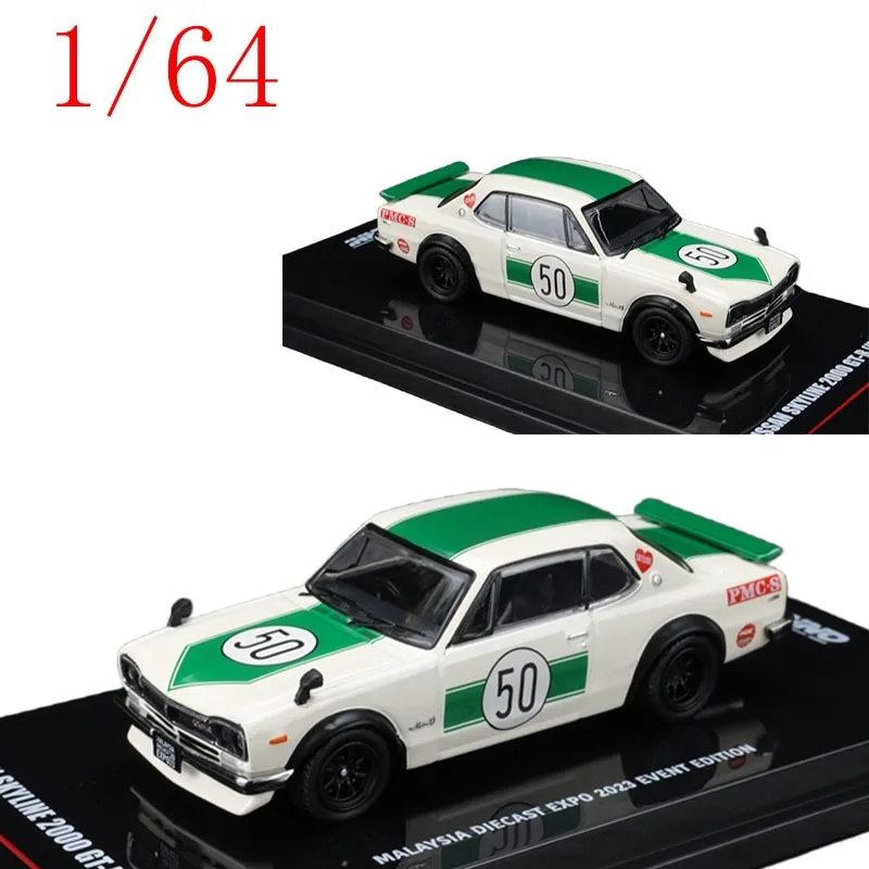INNO Diecast 1/64Scale Nissan Skyline 2000GT-R KPGC10 #50 1973 Fuji 24 Hours STP Tune Livery Alloy Car Model Toys for Boys Gift
INNO Diecast 1/64Scale Nissan Skyline 2000GT-R KPGC10 #50 1973 Fuji 24 Hours STP Tune Livery Alloy Car Model Toys for Boys Gift