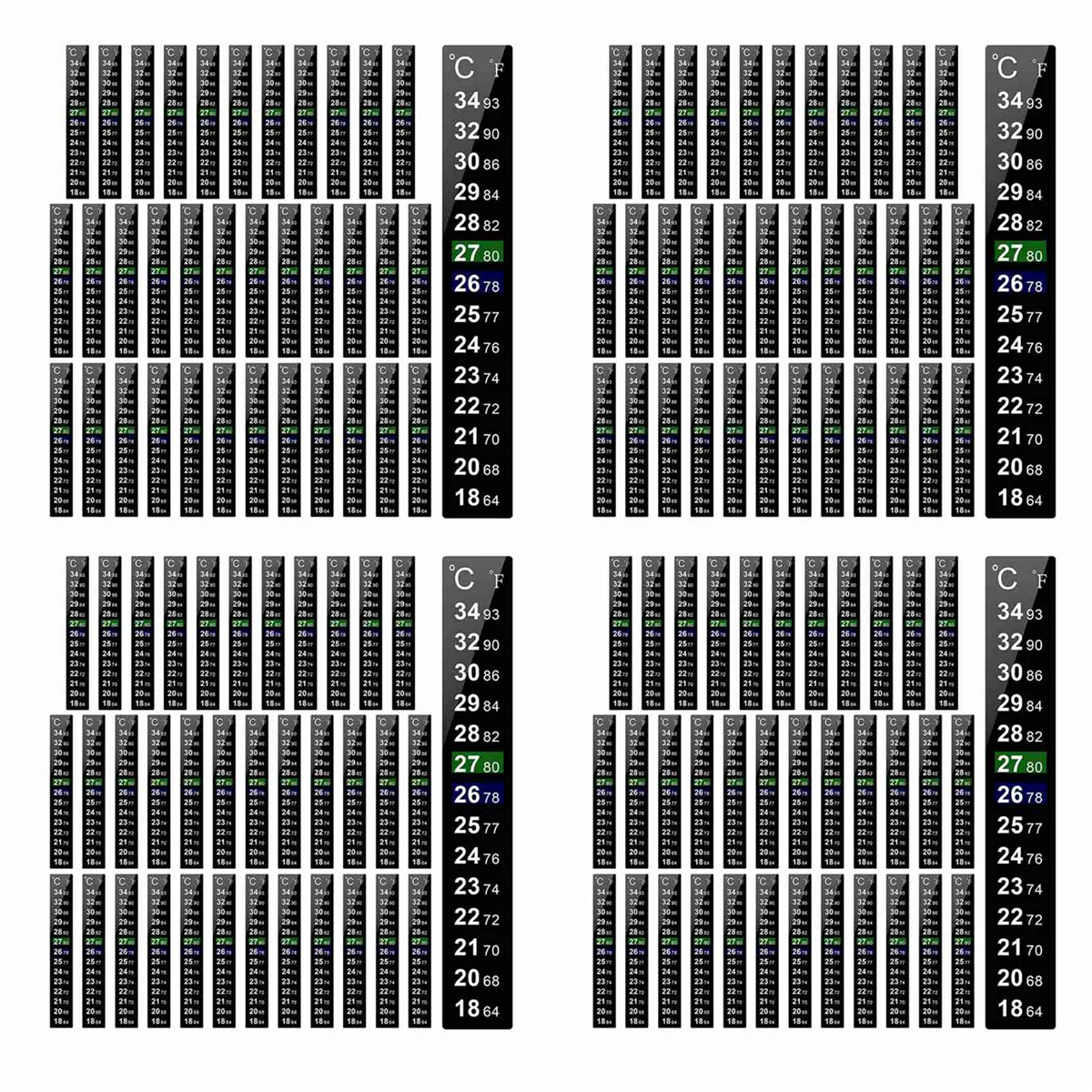 A59T 144 Pieces Digital Temperature Sticker Adhesive Thermometer Strip Fermenter Adhesive Crystal Strip Aquarium Thermometer
A59T 144 Pieces Digital Temperature Sticker Adhesive Thermometer Strip Fermenter Adhesive Crystal Strip Aquarium Thermometer