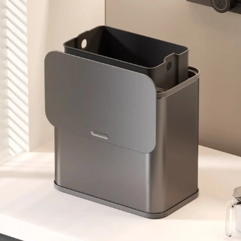 Kitchen trash can, wall-mounted, no-bend food waste cupboard
Kitchen trash can, wall-mounted, no-bend food waste cupboard