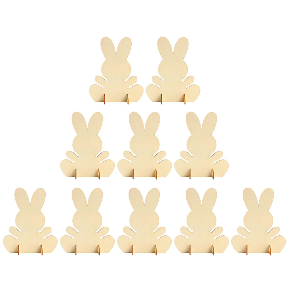 10 Pcs Wooden Bunny Decorations Unfinished Easter Table nament Kids Crafts Wood Slices Centerpiece Paintable for Easter
10 Pcs Wooden Bunny Decorations Unfinished Easter Table nament Kids Crafts Wood Slices Centerpiece Paintable for Easter