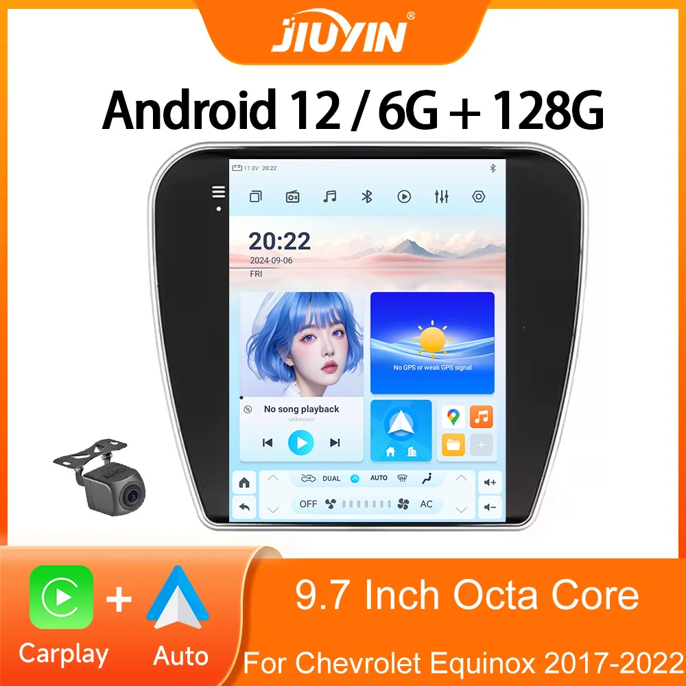 9.7" Car Stereo Player For Chevrolet Equinox 2017-2022 Android 12 Audio Radio Multimedia 4G WIFI Carplay GPS DSP Headunit Screen
9.7" Car Stereo Player For Chevrolet Equinox 2017-2022 Android 12 Audio Radio Multimedia 4G WIFI Carplay GPS DSP Headunit Screen