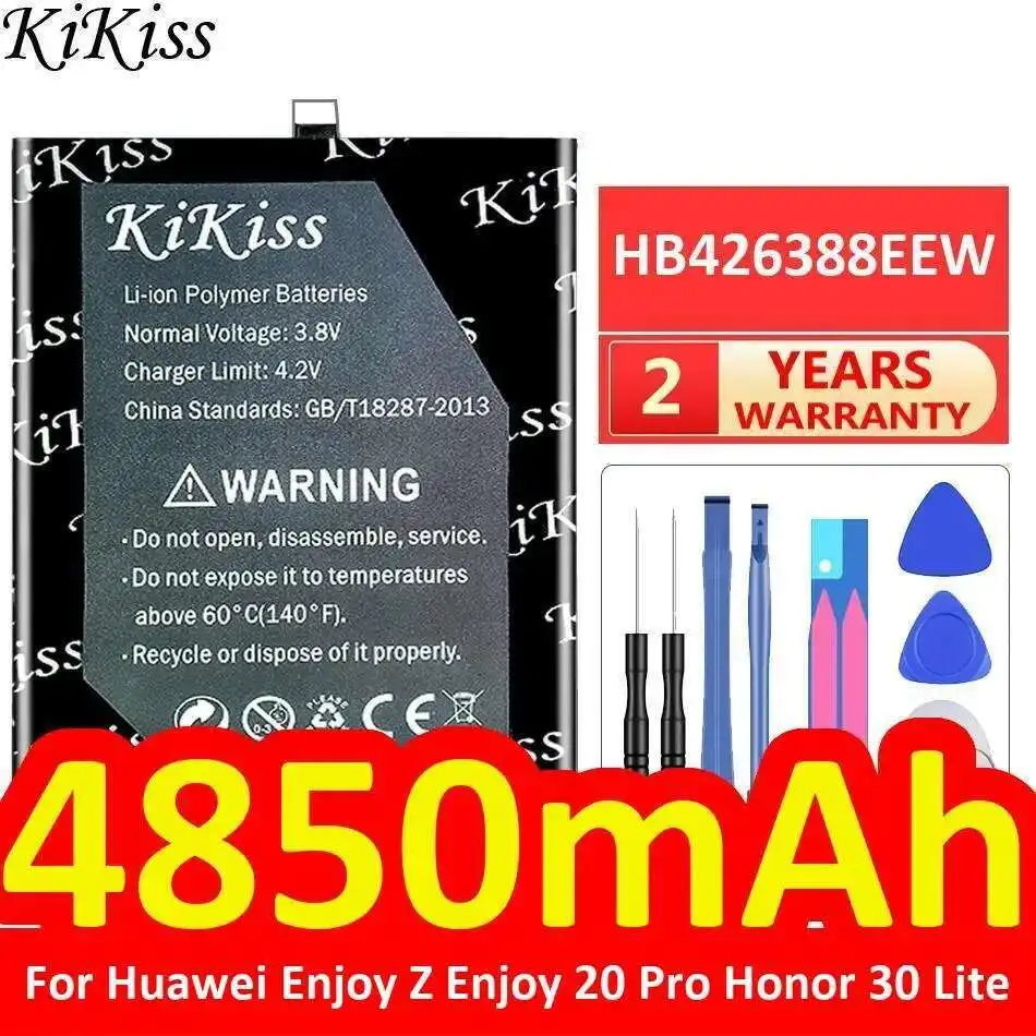 Аккумулятор мобильного телефона для Huawei Enjoy Z 20 Pro Honor 30 Lite, стабильный, 4850 мАч, HB426388EEW
Аккумулятор мобильного телефона для Huawei Enjoy Z 20 Pro Honor 30 Lite, стабильный, 4850 мАч, HB426388EEW