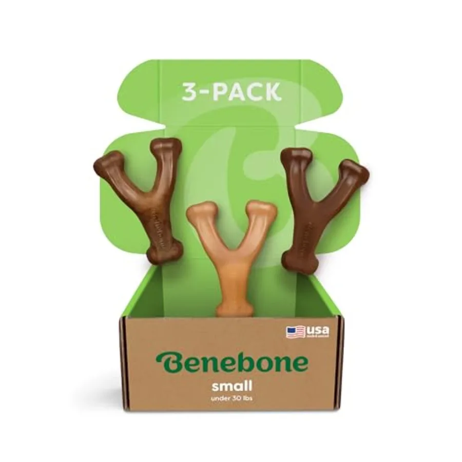 Набор из 3 прочных жевательных игрушек для собак Wishbone для агрессивных грызунов, со вкусом настоящего бекона, курицы и арахисового масла, сделано в США, ассорти
Набор из 3 прочных жевательных игрушек для собак Wishbone для агрессивных грызунов, со вкусом настоящего бекона, курицы и арахисового масла, сделано в США, ассорти