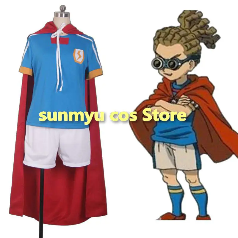 Inazuma Eleven Kidou Yuuto uniform with red cape red manttle Cosplay Costume Size customizable Halloween Wholesale
Inazuma Eleven Kidou Yuuto uniform with red cape red manttle Cosplay Costume Size customizable Halloween Wholesale