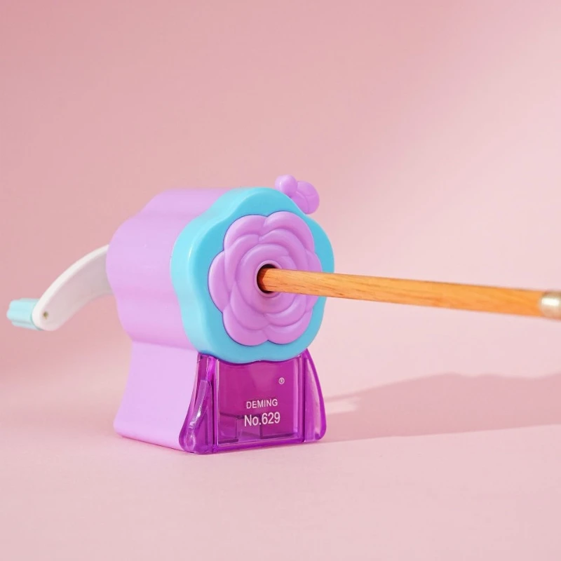 1Pc Flower Shape Automatic Lead-Feeding Hand-Crank Pencil Sharpener, Women School Supplies, Office Stationery
1Pc Flower Shape Automatic Lead-Feeding Hand-Crank Pencil Sharpener, Women School Supplies, Office Stationery