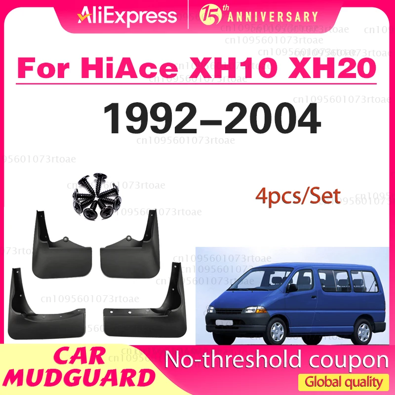 Mudflaps for Toyota HiAce XH10 XH20 Regius HiClass Granvia 1992~2004 Mud Flaps Splash Guards Cover Mudguards Fender Accessories
Mudflaps for Toyota HiAce XH10 XH20 Regius HiClass Granvia 1992~2004 Mud Flaps Splash Guards Cover Mudguards Fender Accessories