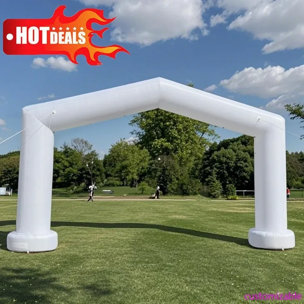 Fashion-20Ft Gable Inflatable Arch With Built-in Blower - White, Archway Recommended For Races, Marathons, Organized Events, Car
Fashion-20Ft Gable Inflatable Arch With Built-in Blower - White, Archway Recommended For Races, Marathons, Organized Events, Car