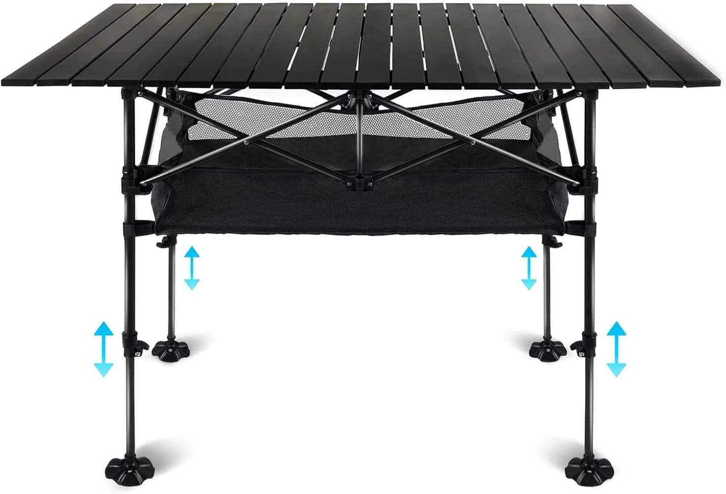 Adjustable Height Aluminum Camping Table Folding Portable Outdoor Table with Large Storage Organizer and Carrying Bags
Adjustable Height Aluminum Camping Table Folding Portable Outdoor Table with Large Storage Organizer and Carrying Bags