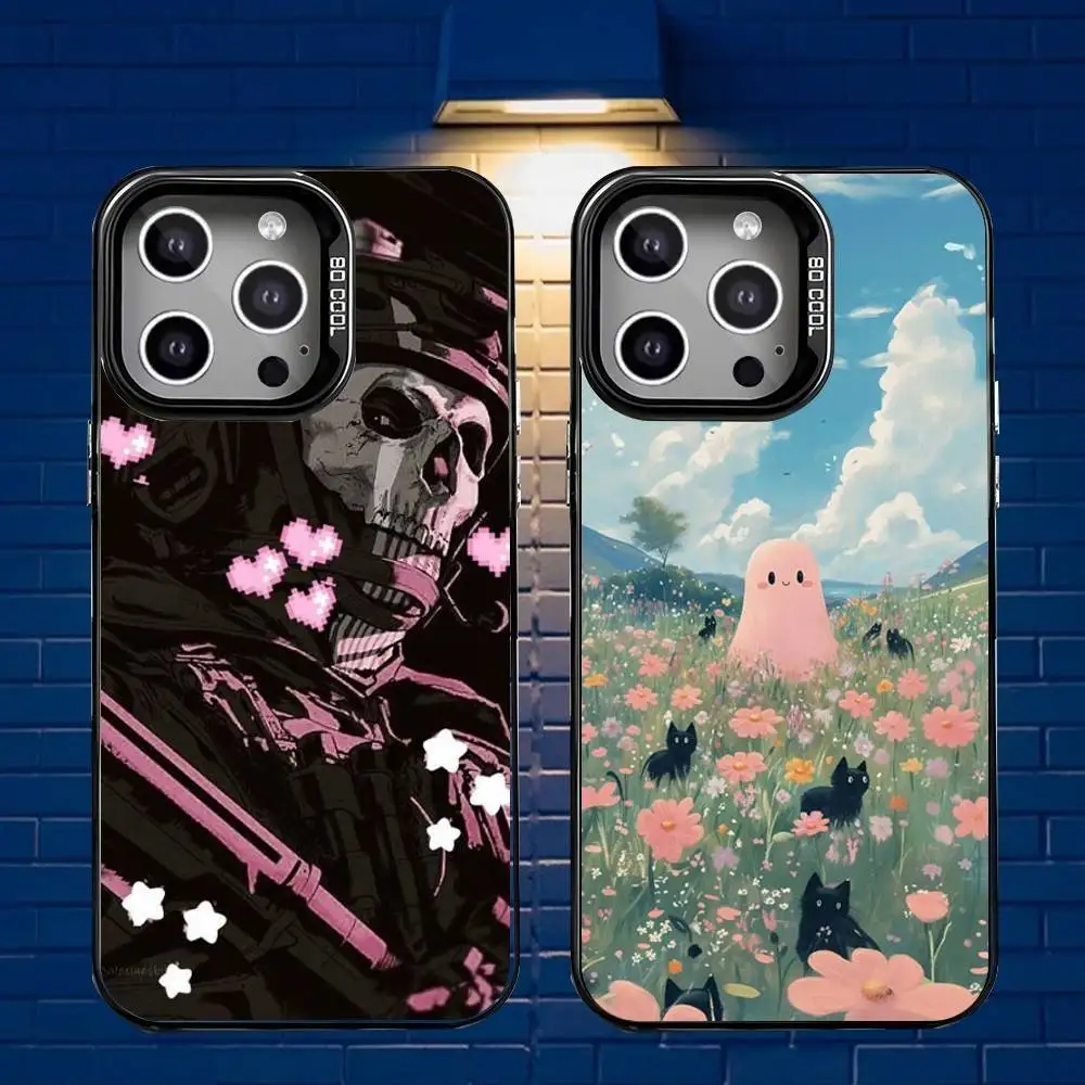 Cute Ghost Phone Case For iPhone 16,15,14,13,12,11,Mini,Pro,E,MAX Gray Matte Silicone Black Cover
Cute Ghost Phone Case For iPhone 16,15,14,13,12,11,Mini,Pro,E,MAX Gray Matte Silicone Black Cover
