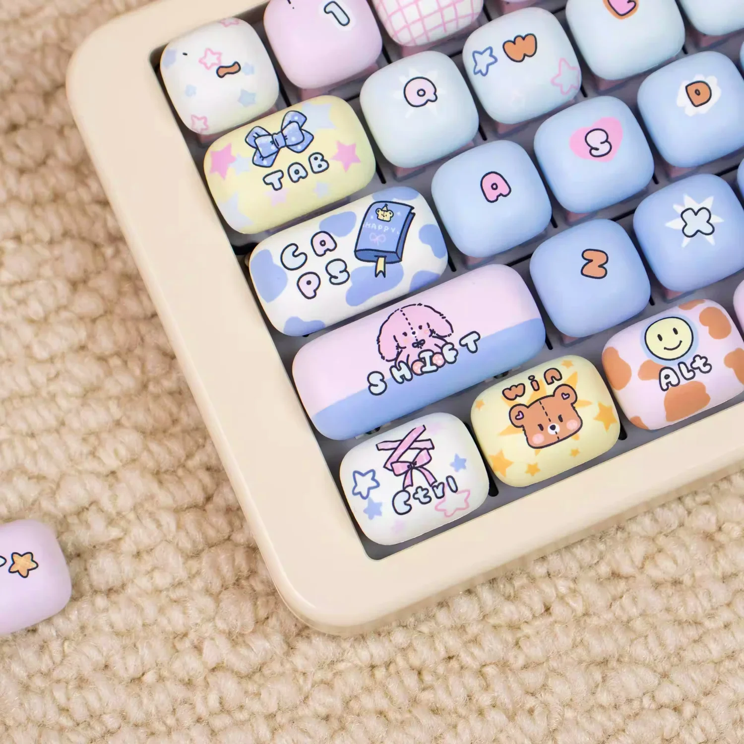 140 Key Circular Keycap Dollhouse Cute Cartoon MOG Outline Keycap Gift for Cherry MX 61 68 104 Mechanical Keyboard
140 Key Circular Keycap Dollhouse Cute Cartoon MOG Outline Keycap Gift for Cherry MX 61 68 104 Mechanical Keyboard