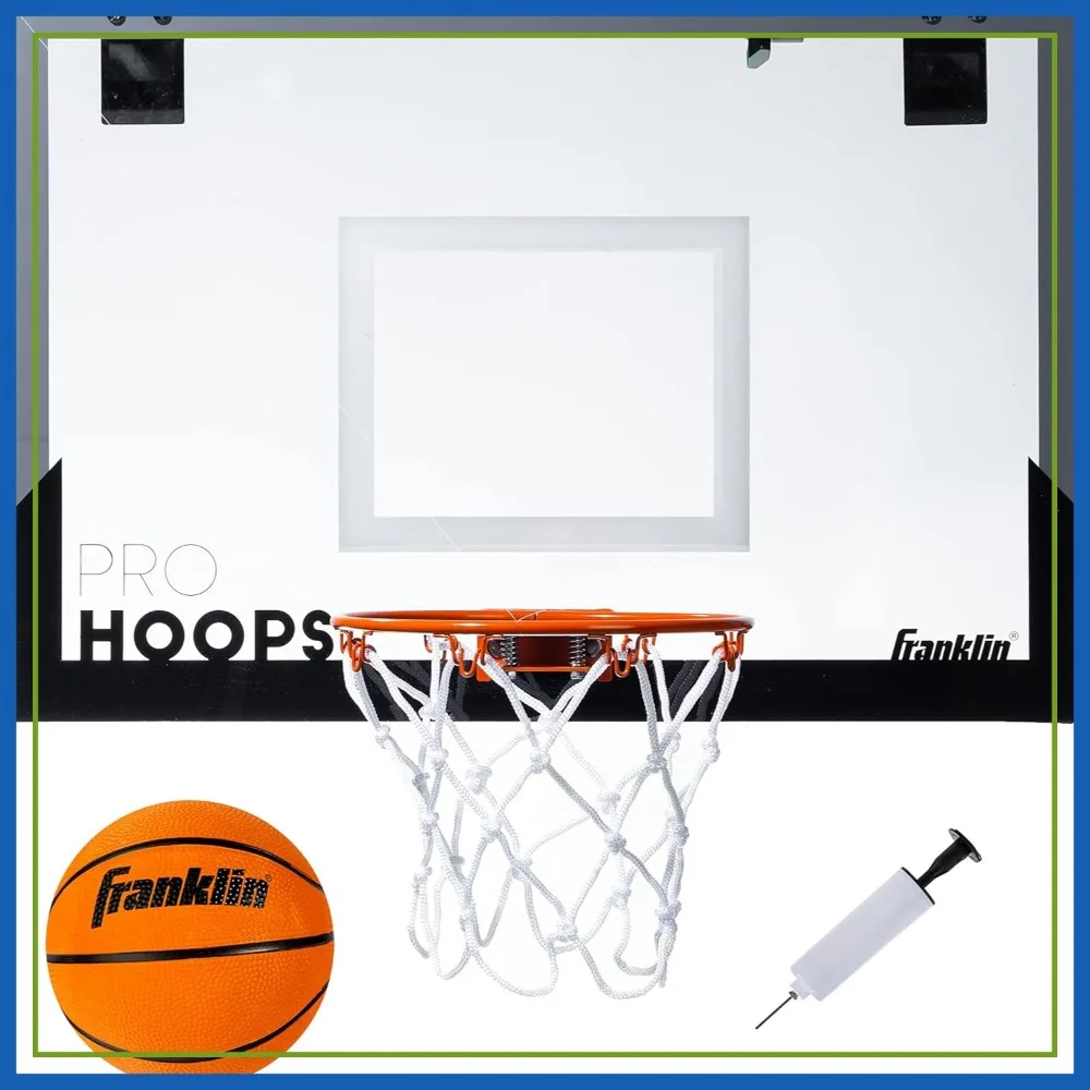 Mini Basketball Hoop Over Door Indoor Set - Large Backboard, No Tools Needed, Complete with Ball & Pump
Mini Basketball Hoop Over Door Indoor Set - Large Backboard, No Tools Needed, Complete with Ball & Pump