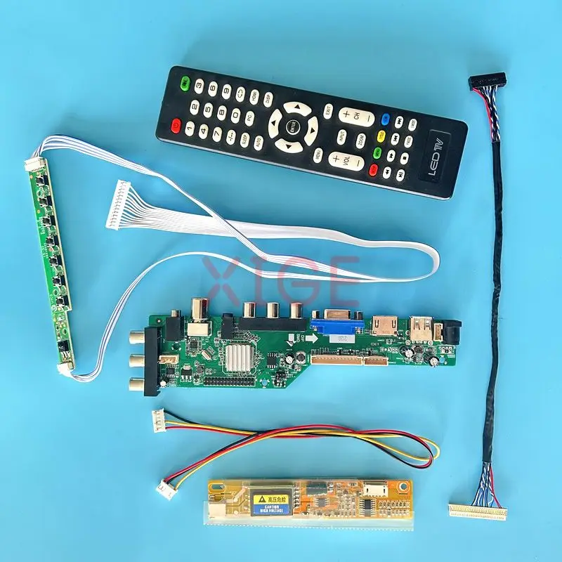 Плата драйвера для N141X7 N141XA N141XB N141XC Стандартная плата DVB сигнала цифровой ЖК-дисплей комплект «сделай сам» 1CCFL 1024*768 USB + HDMI + VGA + AV + IR
Плата драйвера для N141X7 N141XA N141XB N141XC Стандартная плата DVB сигнала цифровой ЖК-дисплей комплект «сделай сам» 1CCFL 1024*768 USB + HDMI + VGA + AV + IR