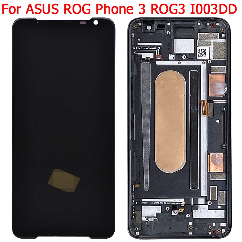 Оригинальный ЖК-дисплей ROG Phone 3 ZS661KS для Asus ROG Phone 3 ROG3, ЖК-дисплей с рамкой, детали экрана I003D
Оригинальный ЖК-дисплей ROG Phone 3 ZS661KS для Asus ROG Phone 3 ROG3, ЖК-дисплей с рамкой, детали экрана I003D