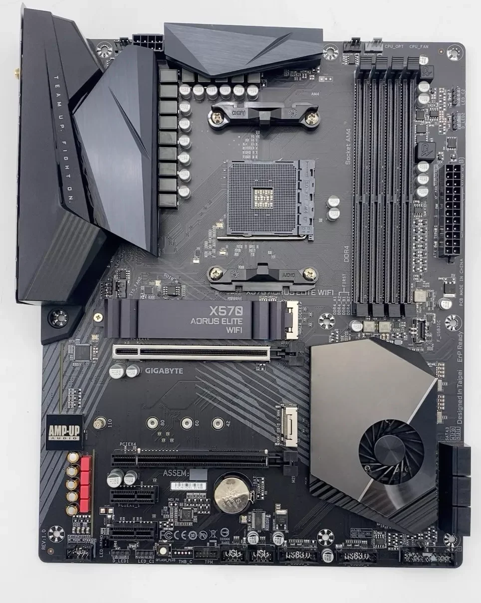 Suitable For Gigabyte X570 AORUS ELITE WIFI Motherboard AM4 DDR4 ATX X570 Mainboard 100% Tested OK Fully Work
Suitable For Gigabyte X570 AORUS ELITE WIFI Motherboard AM4 DDR4 ATX X570 Mainboard 100% Tested OK Fully Work