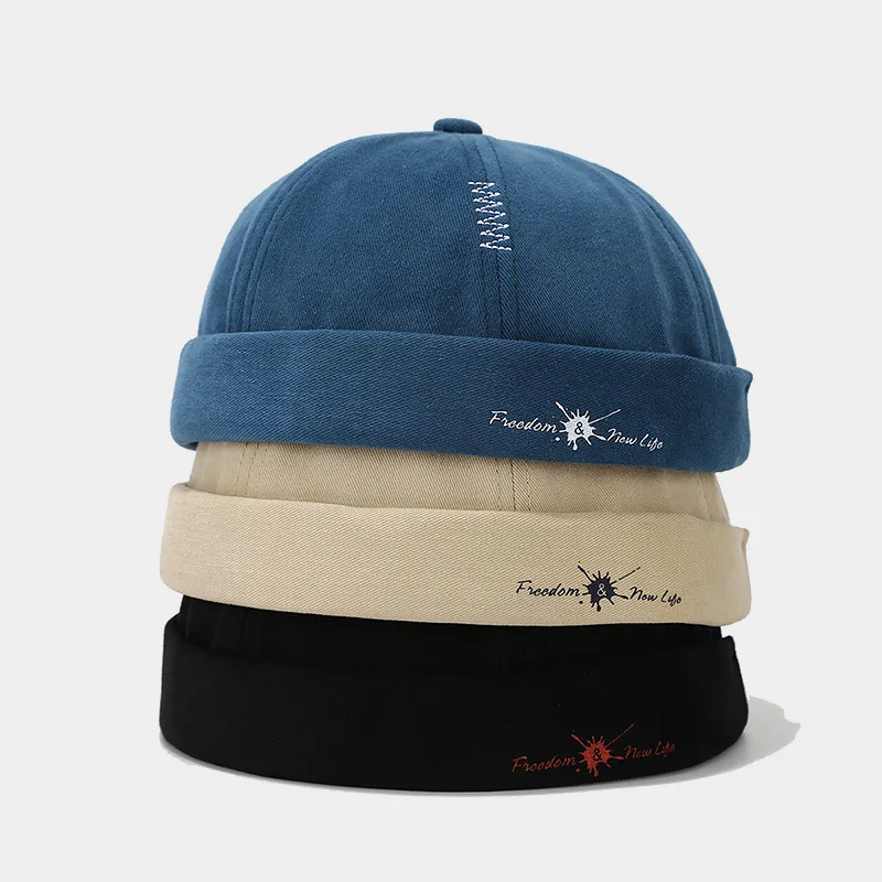 Retro Japanese Melon Skin Hat New Street Casual Landlord Hat Women Men Hip Hop Beanies Fashion Letter Embroidery Docker Cap
Retro Japanese Melon Skin Hat New Street Casual Landlord Hat Women Men Hip Hop Beanies Fashion Letter Embroidery Docker Cap