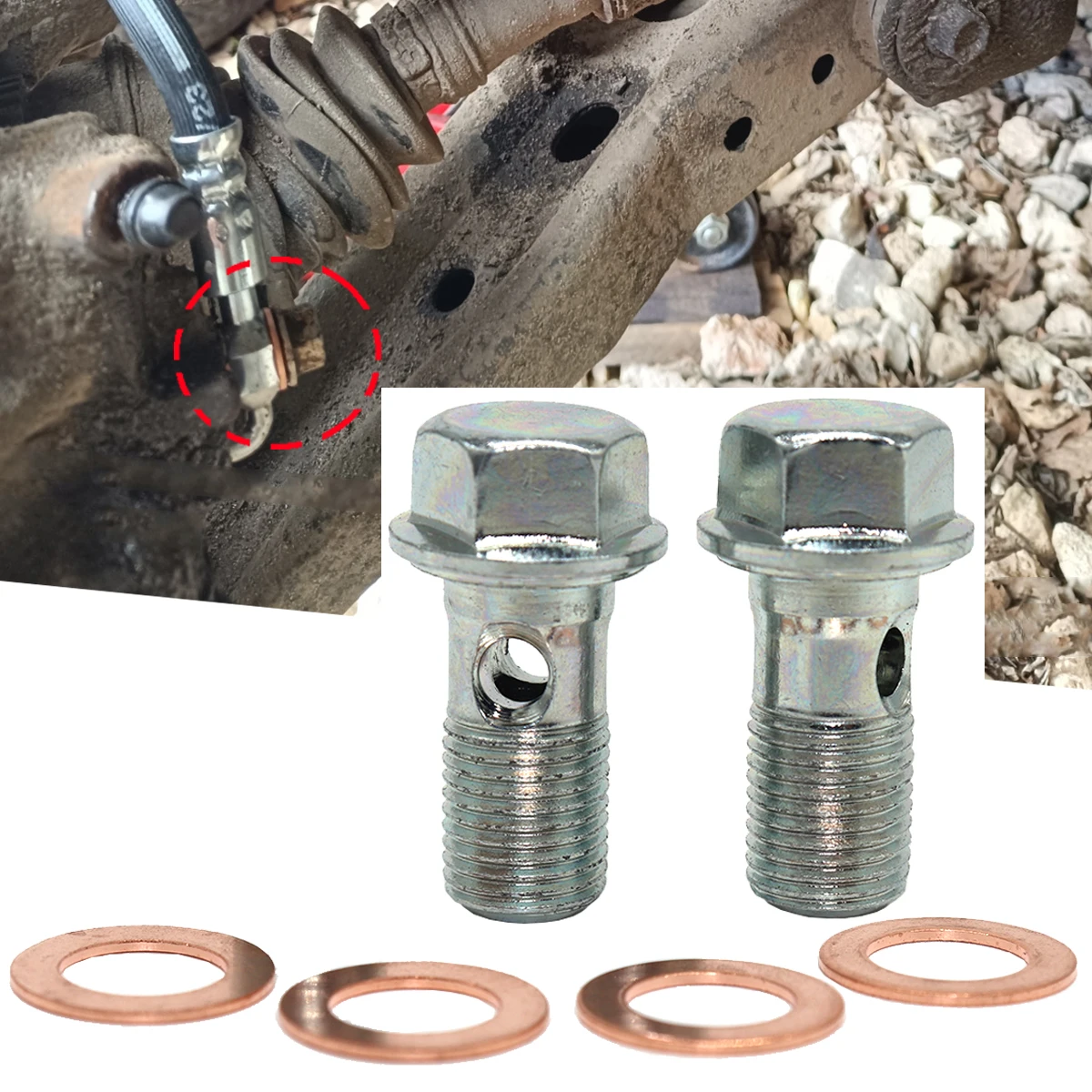 Front Left Right Car Brake Caliper Hose Lines Banjo Fittings Bolts Copper Sealing Crush Washers For Mazda MX5 MK3 MK2 NB MK1 NA
Front Left Right Car Brake Caliper Hose Lines Banjo Fittings Bolts Copper Sealing Crush Washers For Mazda MX5 MK3 MK2 NB MK1 NA