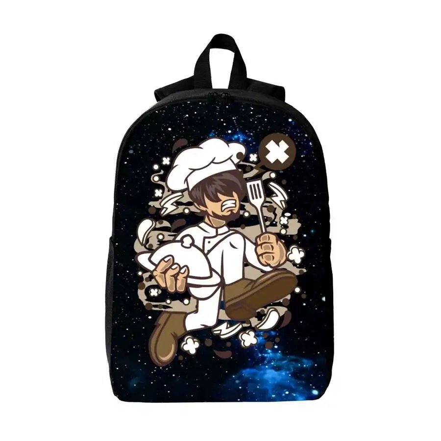 Funny Chef Cartoon Print Large Capacity Waterproof Casual Backpack For Men
Funny Chef Cartoon Print Large Capacity Waterproof Casual Backpack For Men