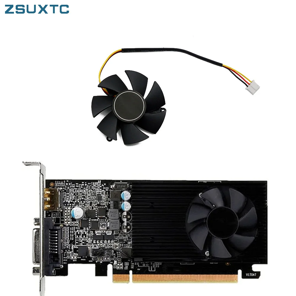 3Pin FS1250-S2053A GT 1030 FAN For GIGABYTE GTX 1050 Low Profile、GTX 1050TI Low Profile Video card cooling fan
3Pin FS1250-S2053A GT 1030 FAN For GIGABYTE GTX 1050 Low Profile、GTX 1050TI Low Profile Video card cooling fan