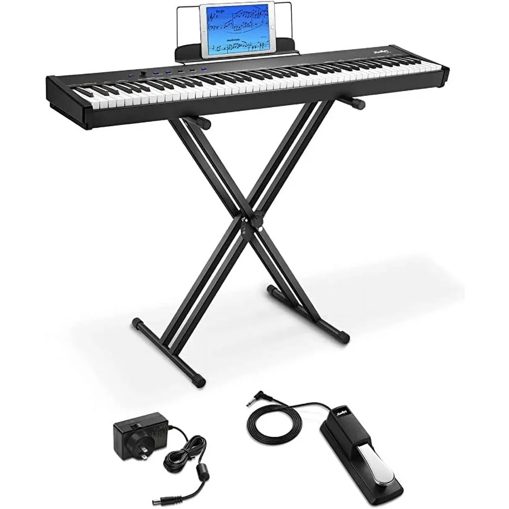 88 Key Full-Size Weighted Electric Piano with 43 demo songs 83 rhythms 128 Premium Tones, Fabulous DREAM Chip, Includes Sustain
88 Key Full-Size Weighted Electric Piano with 43 demo songs 83 rhythms 128 Premium Tones, Fabulous DREAM Chip, Includes Sustain