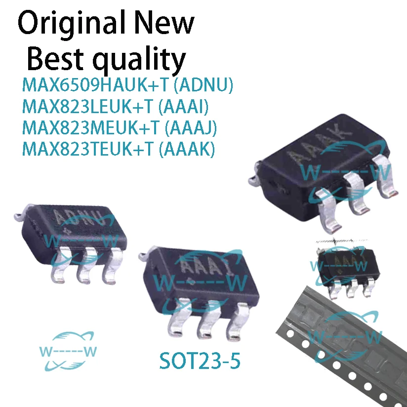 5-50 шт.) MAX6509HAUK+T ADNU MAX823LEUK+T AAAI MAX823MEUK+T AAAJ MAX823TEUK+T AAAK MAX6509H MAX823L MAX823M MAX823T SOT23-5 IC
5-50 шт.) MAX6509HAUK+T ADNU MAX823LEUK+T AAAI MAX823MEUK+T AAAJ MAX823TEUK+T AAAK MAX6509H MAX823L MAX823M MAX823T SOT23-5 IC