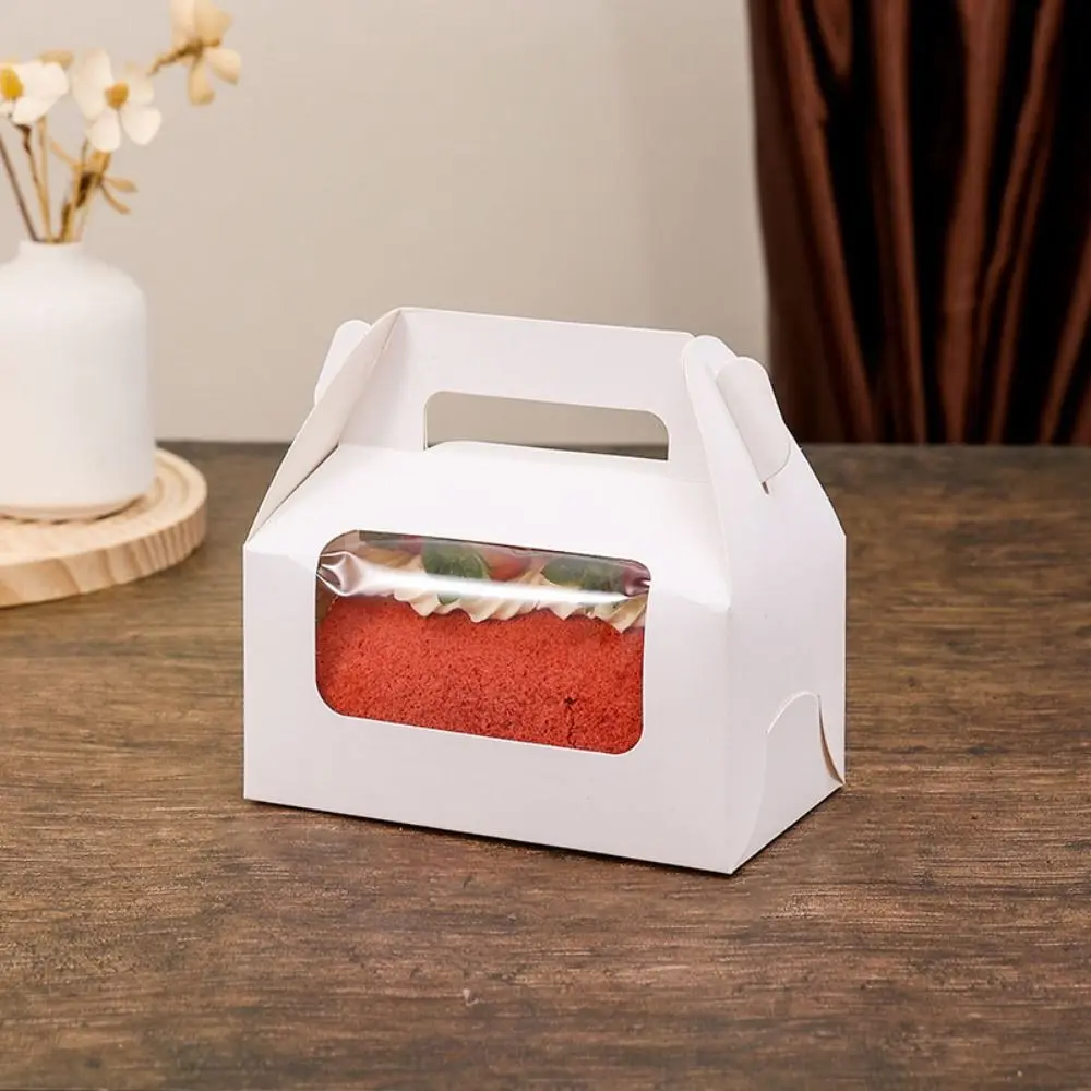 20pcs Kraft Paper Cupcake Packaging Box with Window Thickened Gift Boxes Handle DIY Takeaway Boxes Commercial
20pcs Kraft Paper Cupcake Packaging Box with Window Thickened Gift Boxes Handle DIY Takeaway Boxes Commercial