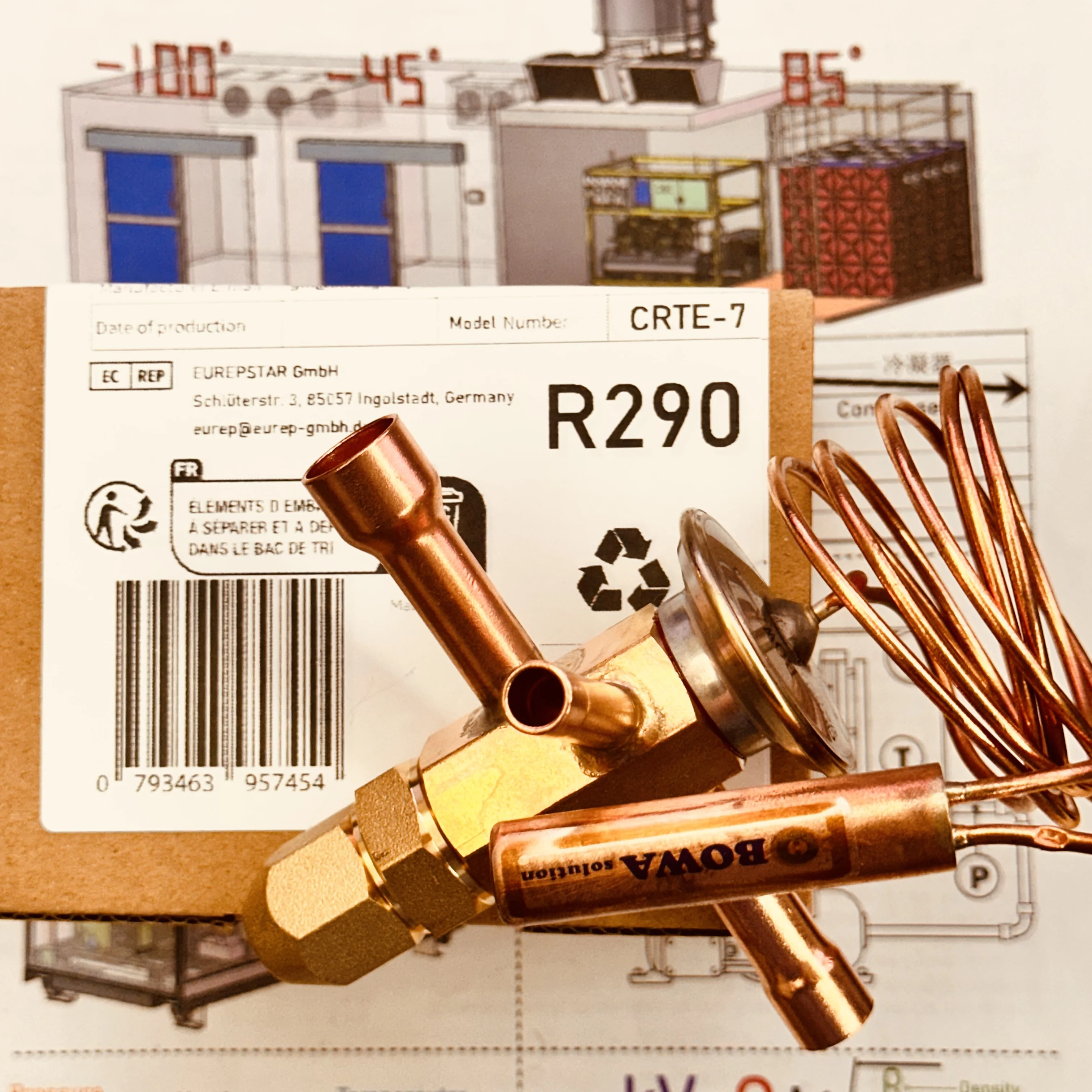 24,000 Btu R290 TEV/TXV/TX does not vary the temperature inside the evaporator as its name may suggest in refrigeration systems
24,000 Btu R290 TEV/TXV/TX does not vary the temperature inside the evaporator as its name may suggest in refrigeration systems
