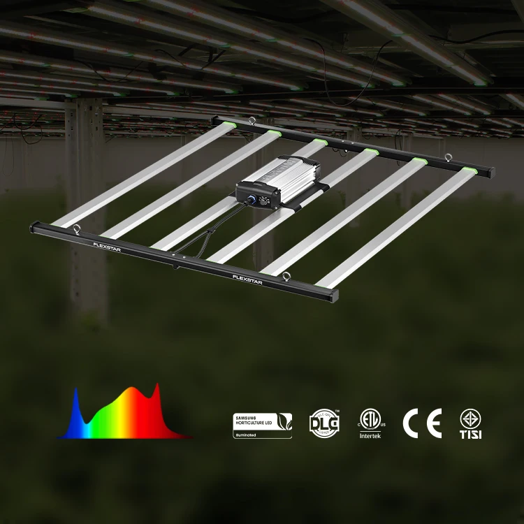 Yields up to 3.75Lbs US Stock Flexstar Pro 645W 301B Full Spectrum Led Grow Light Fixture for Commercial Plants
Yields up to 3.75Lbs US Stock Flexstar Pro 645W 301B Full Spectrum Led Grow Light Fixture for Commercial Plants