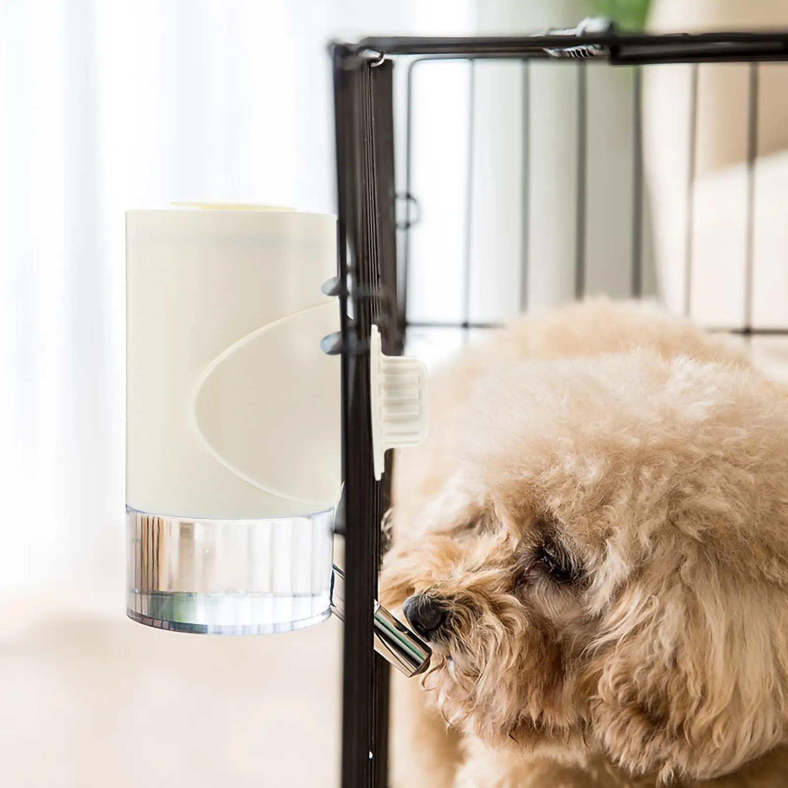 Automatic Pet Water Dispenser Dog Cat Hanging Water Bottle Leak Resistant Stable Cage Feeder Portable Small Pet Waterer
Automatic Pet Water Dispenser Dog Cat Hanging Water Bottle Leak Resistant Stable Cage Feeder Portable Small Pet Waterer