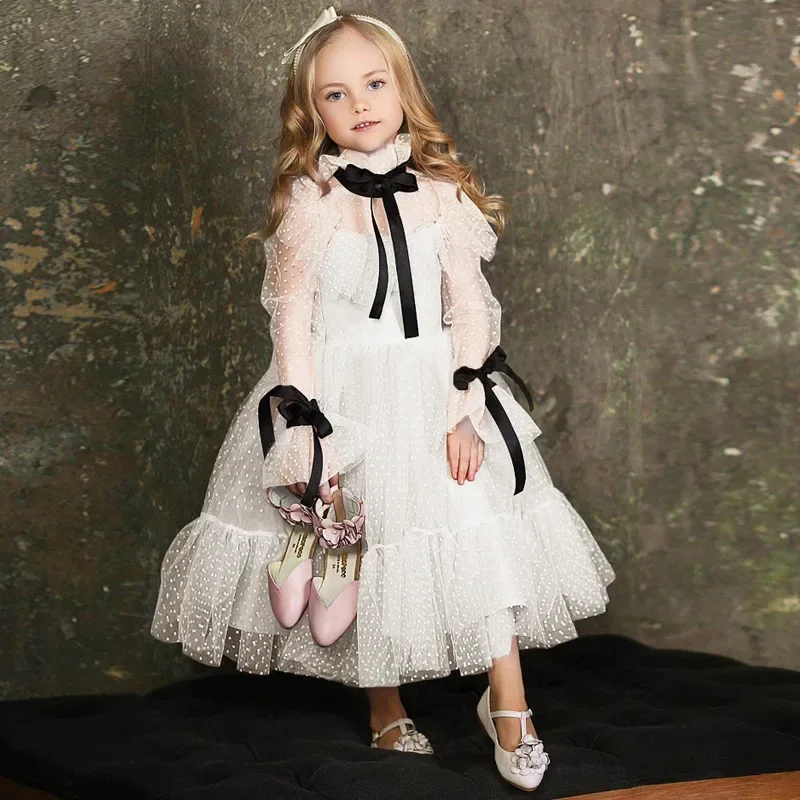 Princess Dress Baby Girls Kids Girl Lace Bowknot Tulle White Dresses Children Herben Luxury Frock Toddler Vestido Flower Clothes
Princess Dress Baby Girls Kids Girl Lace Bowknot Tulle White Dresses Children Herben Luxury Frock Toddler Vestido Flower Clothes