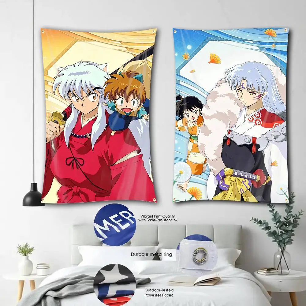 I-InuyashaS-S 30th Anniversary Flag Banners Four Hole Flag Polyester Outdoor Decor Room Aesthetic
I-InuyashaS-S 30th Anniversary Flag Banners Four Hole Flag Polyester Outdoor Decor Room Aesthetic