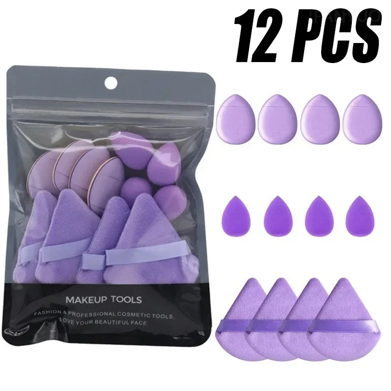 12PCS Cosmetic Puff Set Multicolor Soft Foundation Powder Makeup Sponge Egg Pink Purple Puff Makeup Tools Accessories
12PCS Cosmetic Puff Set Multicolor Soft Foundation Powder Makeup Sponge Egg Pink Purple Puff Makeup Tools Accessories