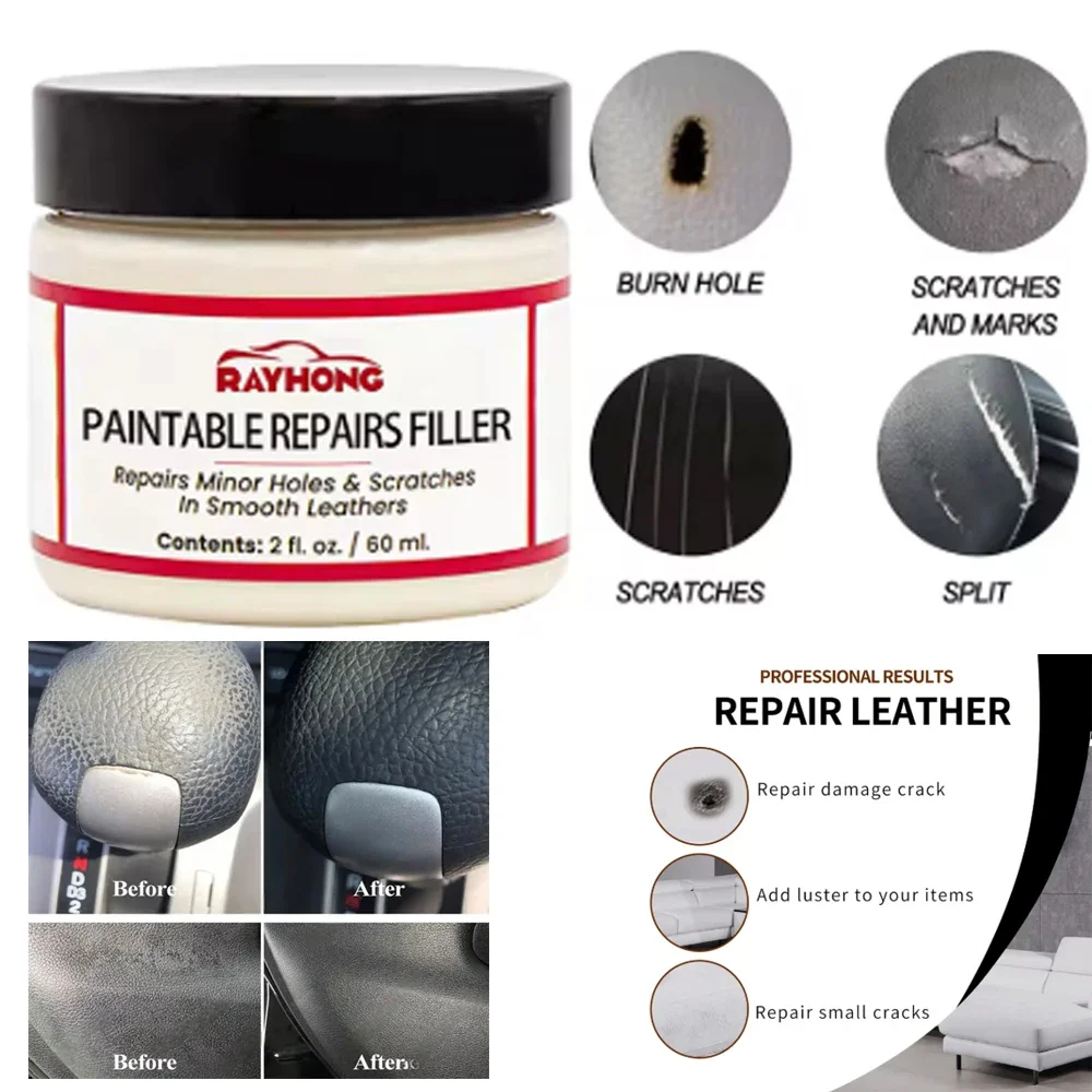 Leather Repair Filler Paste, Compound Leather Restoration Cream, Auto Leather Repair, Scratches, Cracks, Car Seat Renovation
Leather Repair Filler Paste, Compound Leather Restoration Cream, Auto Leather Repair, Scratches, Cracks, Car Seat Renovation