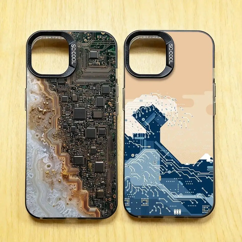 Neon Tech Circuit Board Phone Case for iPhone 17 16 15 Pro Plus 14 13 Max Mini 12 11 X XS Air TPU Bumper
Neon Tech Circuit Board Phone Case for iPhone 17 16 15 Pro Plus 14 13 Max Mini 12 11 X XS Air TPU Bumper