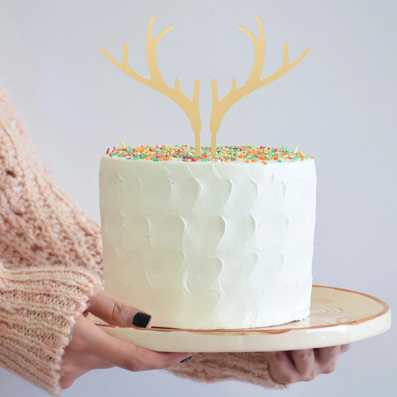 7 Pairs Christmas Antlers Shape Acrylic Cake Topper Party Decoration Decorations
7 Pairs Christmas Antlers Shape Acrylic Cake Topper Party Decoration Decorations