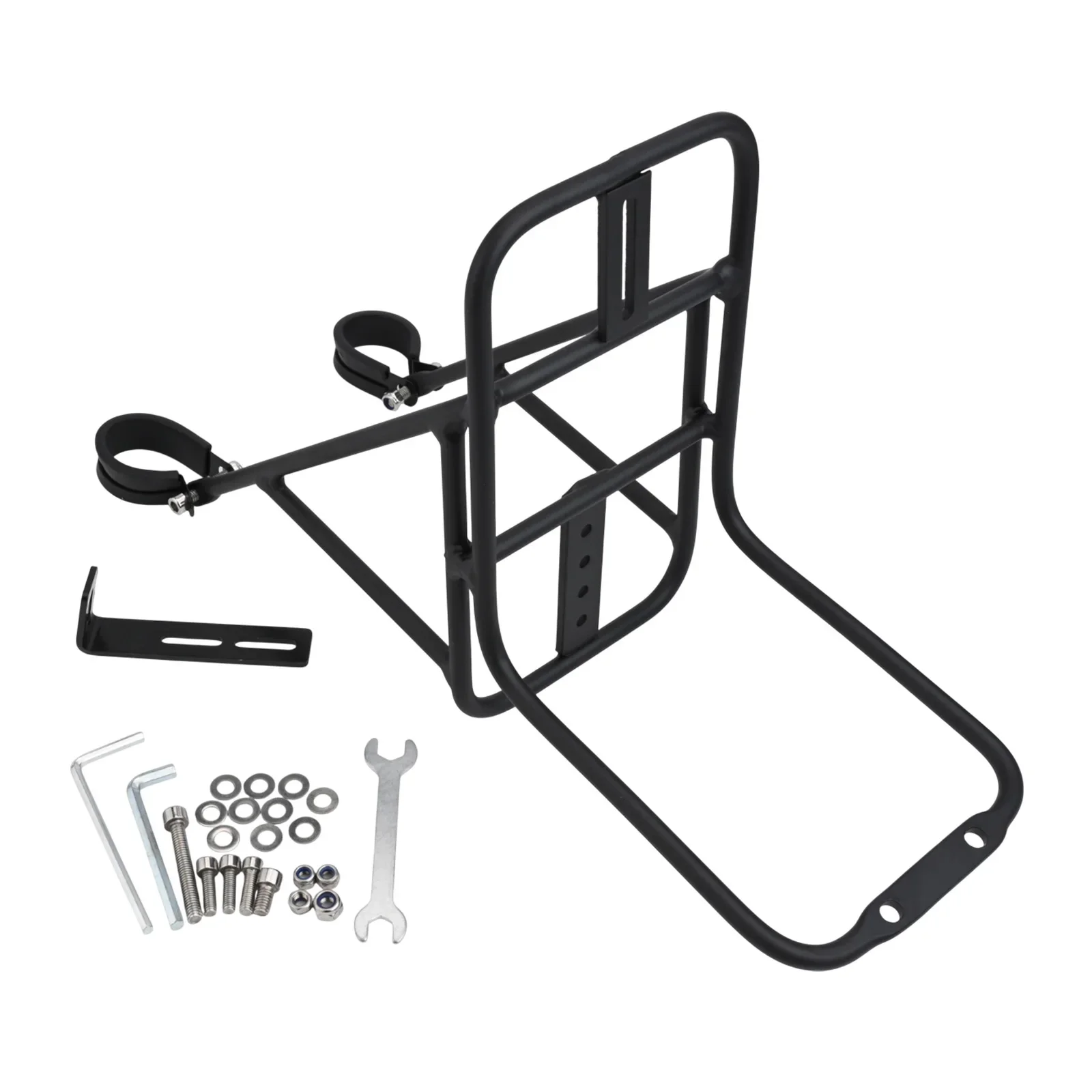 Bicycle Front Rack Aluminum Alloy Accessories Bike Front Carrier Rack For Long Distance Cycling Touring Travel Riding Black
Bicycle Front Rack Aluminum Alloy Accessories Bike Front Carrier Rack For Long Distance Cycling Touring Travel Riding Black