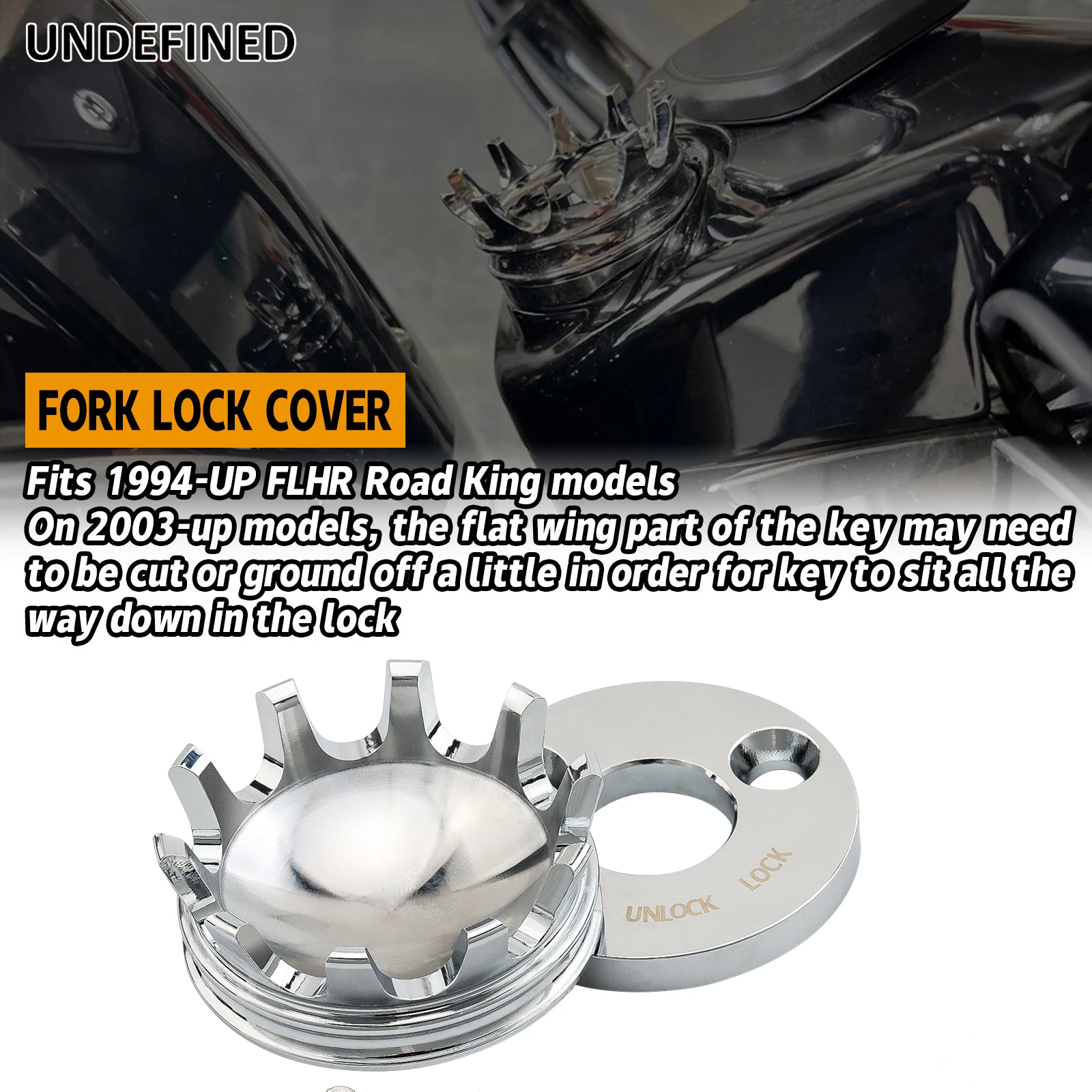 Fork Lock Clock Cover For Harley Road King FLHR/I FLHRC/I FLHRSE 1994-2025 All Models Motorcycle Black White Dial Waterproof
Fork Lock Clock Cover For Harley Road King FLHR/I FLHRC/I FLHRSE 1994-2025 All Models Motorcycle Black White Dial Waterproof