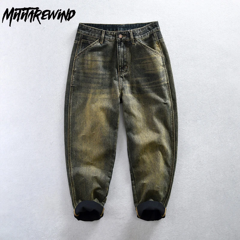 Washed Vintage Jeans Men Spring Fall High Street Causal Y2k Baggy Jeans Cotton Full Length Straight Jeans Fashion Denim Pants
Washed Vintage Jeans Men Spring Fall High Street Causal Y2k Baggy Jeans Cotton Full Length Straight Jeans Fashion Denim Pants