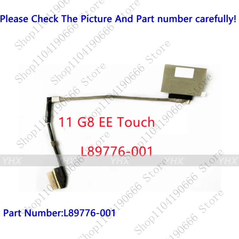 bd New L89776-001 Lcd Cable LVDS Screen Wire For HP Chromebook 11A G8 EE TPN-Q232TS.
bd New L89776-001 Lcd Cable LVDS Screen Wire For HP Chromebook 11A G8 EE TPN-Q232TS.