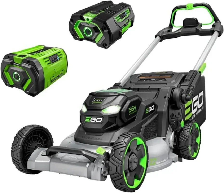 100% NEW EGO Power+ LM2206SP 56-Volt 22-Inch Aluminum Deck Select Cut Self-Propelled Cordless Lawn Mower with 10.0Ah Battery, 70
100% NEW EGO Power+ LM2206SP 56-Volt 22-Inch Aluminum Deck Select Cut Self-Propelled Cordless Lawn Mower with 10.0Ah Battery, 70