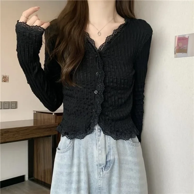 Cardigan Women Lace Sweet Style Sun-proof Aesthetic Kawaii Summer Slim Casual Ins Lady Soft Solid Mujer Crops Ulzzang Sunscreen
Cardigan Women Lace Sweet Style Sun-proof Aesthetic Kawaii Summer Slim Casual Ins Lady Soft Solid Mujer Crops Ulzzang Sunscreen