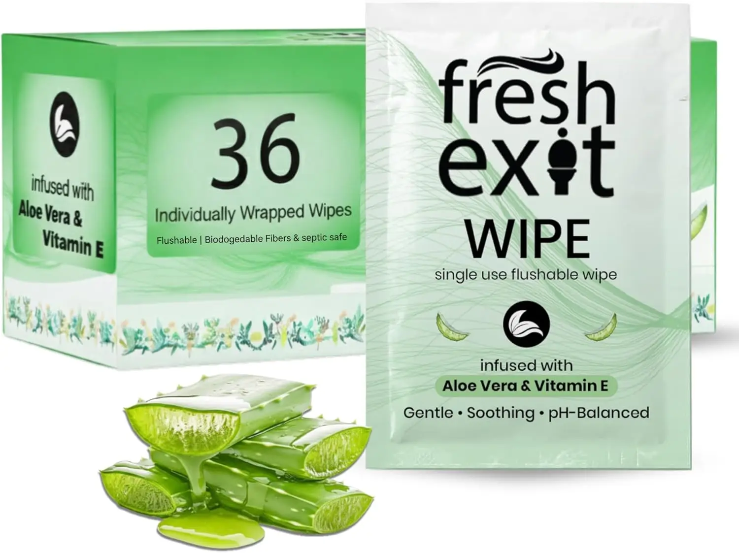 36 Individually Wrapped Biodegradable Wet Wipes, Travel Size, Extra-Large Unscented Hypoallergenic Wipes for Adults
36 Individually Wrapped Biodegradable Wet Wipes, Travel Size, Extra-Large Unscented Hypoallergenic Wipes for Adults