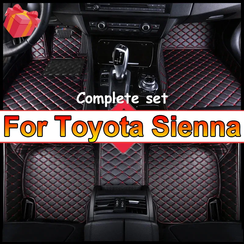 Автомобильные коврики для Toyota Sienna (семь сидений) 2005 2006 2007 2008, индивидуальные автомобильные подкладки для ног, аксессуары для крышки
Автомобильные коврики для Toyota Sienna (семь сидений) 2005 2006 2007 2008, индивидуальные автомобильные подкладки для ног, аксессуары для крышки