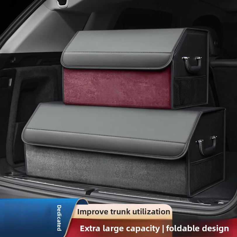 Car-mounted Suede Trunk Organizer Storage Box High-end
Car-mounted Suede Trunk Organizer Storage Box High-end