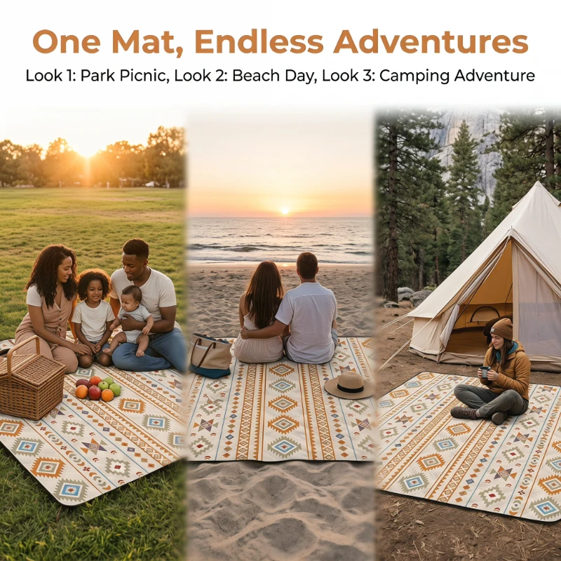 Waterproof Double-sided Aluminum Film Camping Picnic Mat 2x2m Thickened Lawn Tent Floor Mat Machine Washable
Waterproof Double-sided Aluminum Film Camping Picnic Mat 2x2m Thickened Lawn Tent Floor Mat Machine Washable