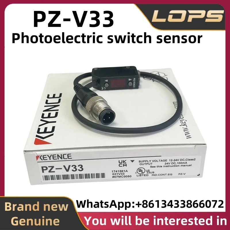 PZ-V33 New Original KEYENCE Photoelectric switch sensor, large quantity in stock, welcome to consult
PZ-V33 New Original KEYENCE Photoelectric switch sensor, large quantity in stock, welcome to consult